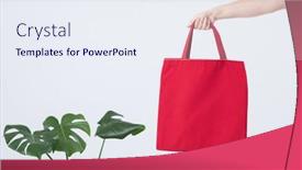  Presentation with hand holding plant - 