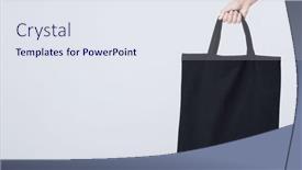  Presentation with canvas - Slides having hand-of-caucasian-woman-holding background and a sky blue colored foreground