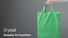  Presentation with canvas - Slides consisting of hand-of-caucasian-woman-holding background and a dark gray colored foreground