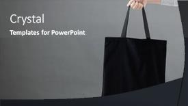  Presentation with canvas - PPT theme enhanced with hand-of-caucasian-woman-holding background and a gray colored foreground