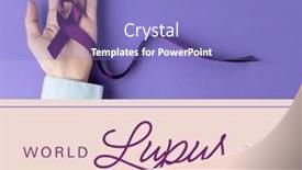  Presentation with lupus disease - Slides having hand-of-caucasian-woman background and a light blue colored foreground