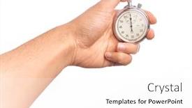  Presentation with man heart attact hand hold - Presentation theme consisting of hand-of-caucasian-young-man background and a white colored foreground