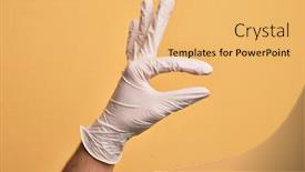  Presentation with yellow medical - Slides featuring hand-of-caucasian-young-man background and a yellow colored foreground