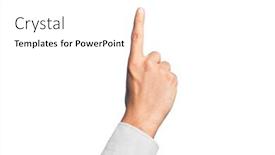  Presentation with understanding - Cool new slides with hand-of-caucasian-young-man backdrop and a white colored foreground