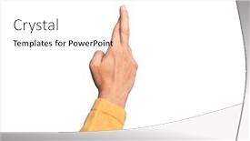  Presentation with superstition - Audience pleasing slide deck consisting of hand-of-caucasian-young-man backdrop and a white colored foreground