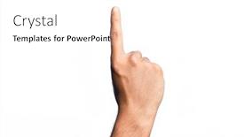  Presentation with understanding - Presentation design featuring hand-of-caucasian-young-man background and a pink colored foreground