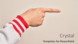  Presentation with choice - Amazing slide set having hand-of-caucasian-young-man backdrop and a lemonade colored foreground