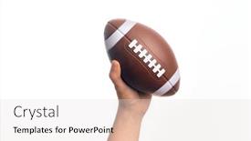  Presentation with sporty - Beautiful PPT theme featuring hand-of-caucasian-young-sporty backdrop and a sky blue colored foreground