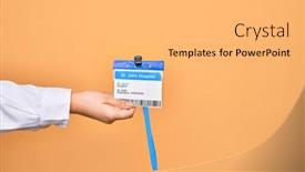  Presentation with yellow - Beautiful PPT layouts featuring hand-of-caucasian-young-woman backdrop and a yellow colored foreground