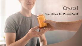  Presentation with accident - Beautiful slide deck featuring hand-of-contemporary-physiotherapist-passing backdrop and a lemonade colored foreground