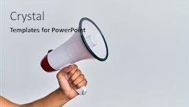  Presentation with man heart attact hand hold - Beautiful slide set featuring hand-of-hispanic-man-holding backdrop and a light gray colored foreground