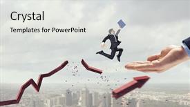  Presentation with law media - Amazing presentation theme having hand of law and justice backdrop and a white colored foreground