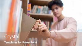  Presentation with pink - Amazing theme having hand-of-male-teenager backdrop and a coral colored foreground