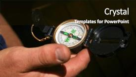  Presentation with definition - Slides consisting of blue glass bottle on white satin cloth background and a light gray colored foreground