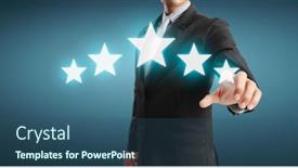  Presentation with classification - PPT layouts consisting of hand-of-touching-rise background and a ocean colored foreground