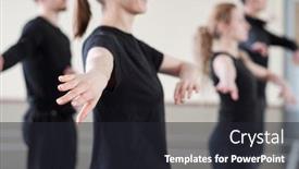  Presentation with black students - Slide deck consisting of hand-of-young-active-woman background and a dark gray colored foreground