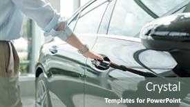  Presentation with trousers - Slides with hand-of-young-elegant-man background and a gray colored foreground