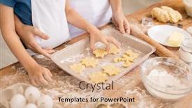  Presentation with helping hand - Beautiful PPT layouts featuring hand-of-youngster-putting-raw backdrop and a coral colored foreground