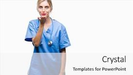  Presentation with hand surgeon - Cool new theme with hand on air being love backdrop and a white colored foreground