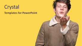  Presentation with horse sheep coat cow camel - Beautiful PPT layouts featuring hand on air being love backdrop and a yellow colored foreground