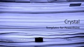  Presentation with band - Audience pleasing PPT theme consisting of hand on top of stack backdrop and a  colored foreground