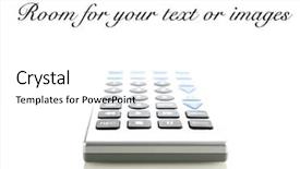  Presentation with operating room - Beautiful presentation theme featuring hand operating keyboard - giant tv remote control isolated backdrop and a  colored foreground