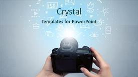  Presentation with doodle - Presentation with hand photo shooting with doodle background and a  colored foreground