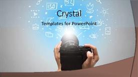  Presentation with doodle - Slides consisting of hand photo shooting with doodle background and a  colored foreground