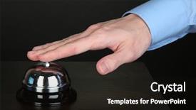  Presentation with bell service - Audience pleasing presentation theme consisting of hand ringing in service bell backdrop and a wine colored foreground