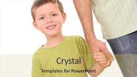  Presentation with father - Slides with aged woman hand and wrist background and a black colored foreground