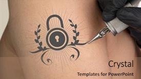  Presentation with leadership - Colorful presentation theme enhanced with hand tattooing colorful communication leadership backdrop and a  colored foreground