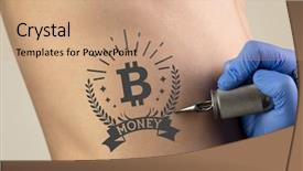  Presentation with philippine currency american period money - Slide set with hand tattooing money and currency background and a coral colored foreground