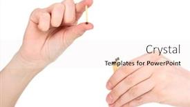  Presentation with white - Beautiful theme featuring hand-throwing-match-isolated backdrop and a sky blue colored foreground