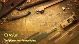  Presentation with wood tools - Cool new presentation with hand tools wood drill jig backdrop and a  colored foreground