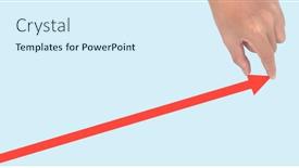  Presentation with financial analysis - Slides consisting of hand-touching-graphs-of-financial background and a sky blue colored foreground