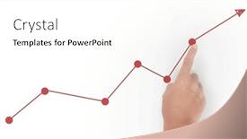  Presentation with financial analysis - Presentation having hand-touching-graphs-of-financial background and a white colored foreground