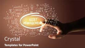  Presentation with hand drawn cartoon of sports - Beautiful PPT theme featuring hand-touching-hand-drawn-icons backdrop and a tawny brown colored foreground