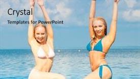  Presentation with water conservations - Audience pleasing slides consisting of hand washing free - having fun playing in water backdrop and a  colored foreground