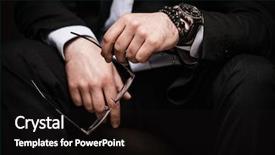  Presentation with hold hand - Slide set featuring hand wearing watch and bracelet background and a wine colored foreground