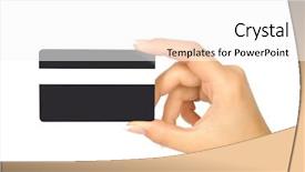  Presentation with forest and black car - PPT layouts with hand with black credit card background and a white colored foreground