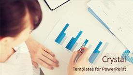  Presentation with meditation children education school - Slides having hand with charts and paper background and a lemonade colored foreground