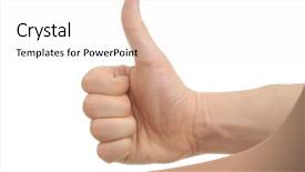  Presentation with clipping - Audience pleasing presentation consisting of hand with clipping path backdrop and a white colored foreground