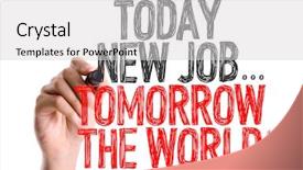  Presentation with today - PPT layouts consisting of hand with marker writing today background and a light gray colored foreground