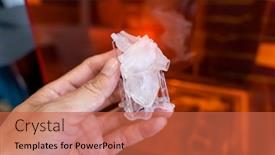  Presentation with human heart - Amazing theme having hand-with-object-in-shape backdrop and a red colored foreground