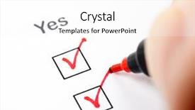  Presentation with pen - Presentation having hand with pen marks background and a white colored foreground