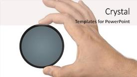  Presentation with filter - Presentation design with uv themes - hand with photo filter isolated background and a lemonade colored foreground