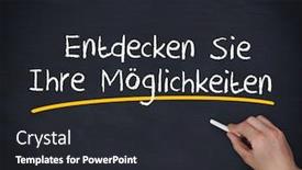  Presentation with writing - Cool new PPT layouts with hand-writing-entdecken-sie-ihre backdrop and a dark gray colored foreground