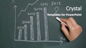  Presentation with chalkboard - Audience pleasing PPT layouts consisting of hand writing graph on chalkboard backdrop and a dark gray colored foreground