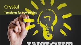  Presentation with writing - Theme having penetration - hand writing the text insight background and a tawny brown colored foreground