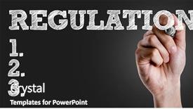  Presentation with writing - Theme enhanced with hand writing the text regulation background and a dark gray colored foreground